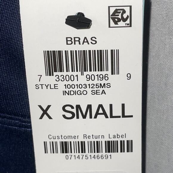 Ideology Low Impact Sports Bra, Blue XS - Picture 10 of 12